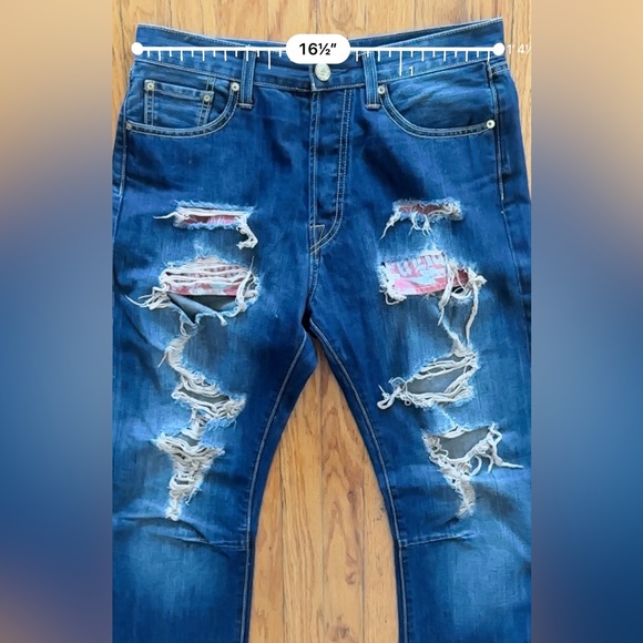 Ed Hardy Vintage Destroyed Jeans - Picture 11 of 11